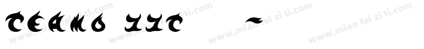 TEAmo zzt字体字体转换